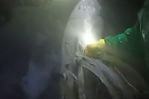广东消防水池堵漏现场